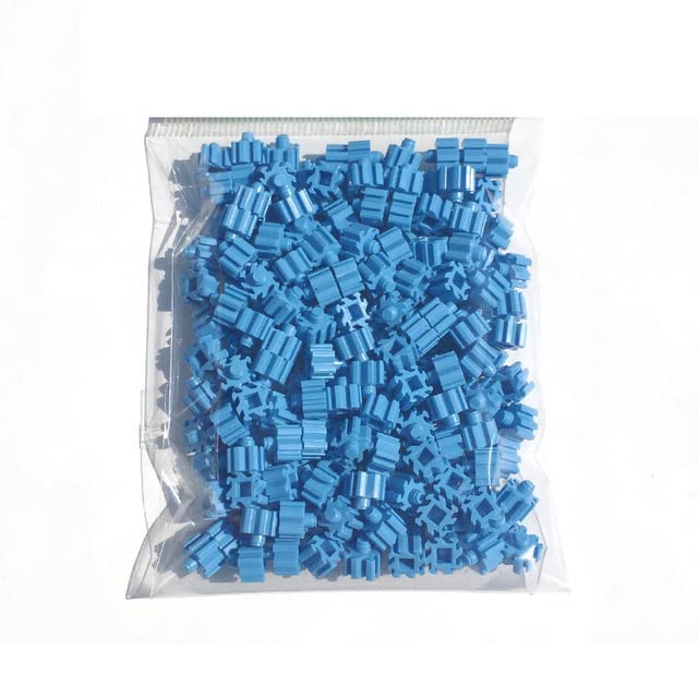 ТоуAE - Mini Building Blocks DIY ßriсk 1x1Dots 200PCS 25Colors Educational Games Тоуs for Children Compatible with brands blocks (Powder Blue 200pcs)