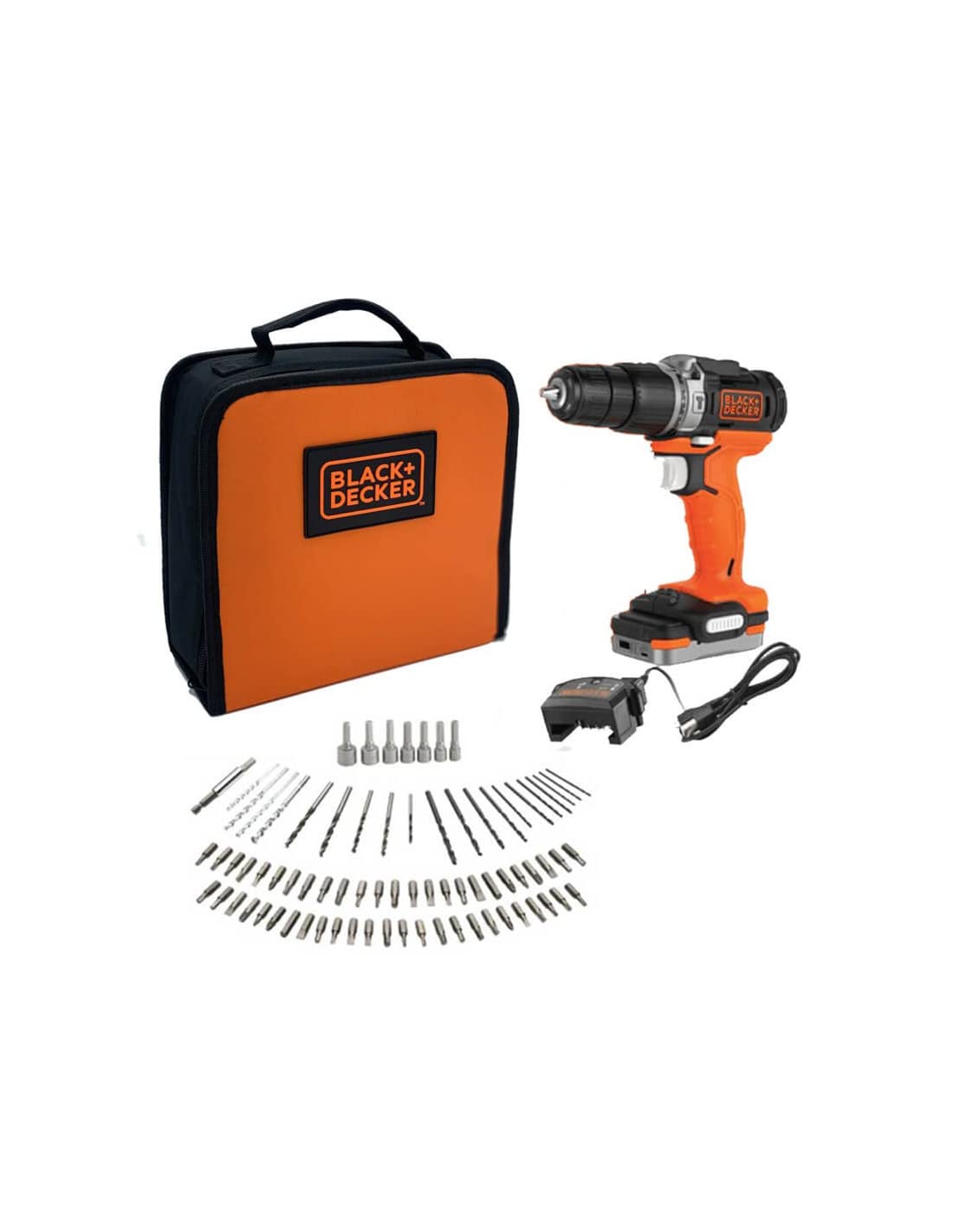 Agrafeuse-cloueuse Sans Fil Black+Decker 12V - Légère, Performante, Avec Batterie Longue Durée Et Port USB