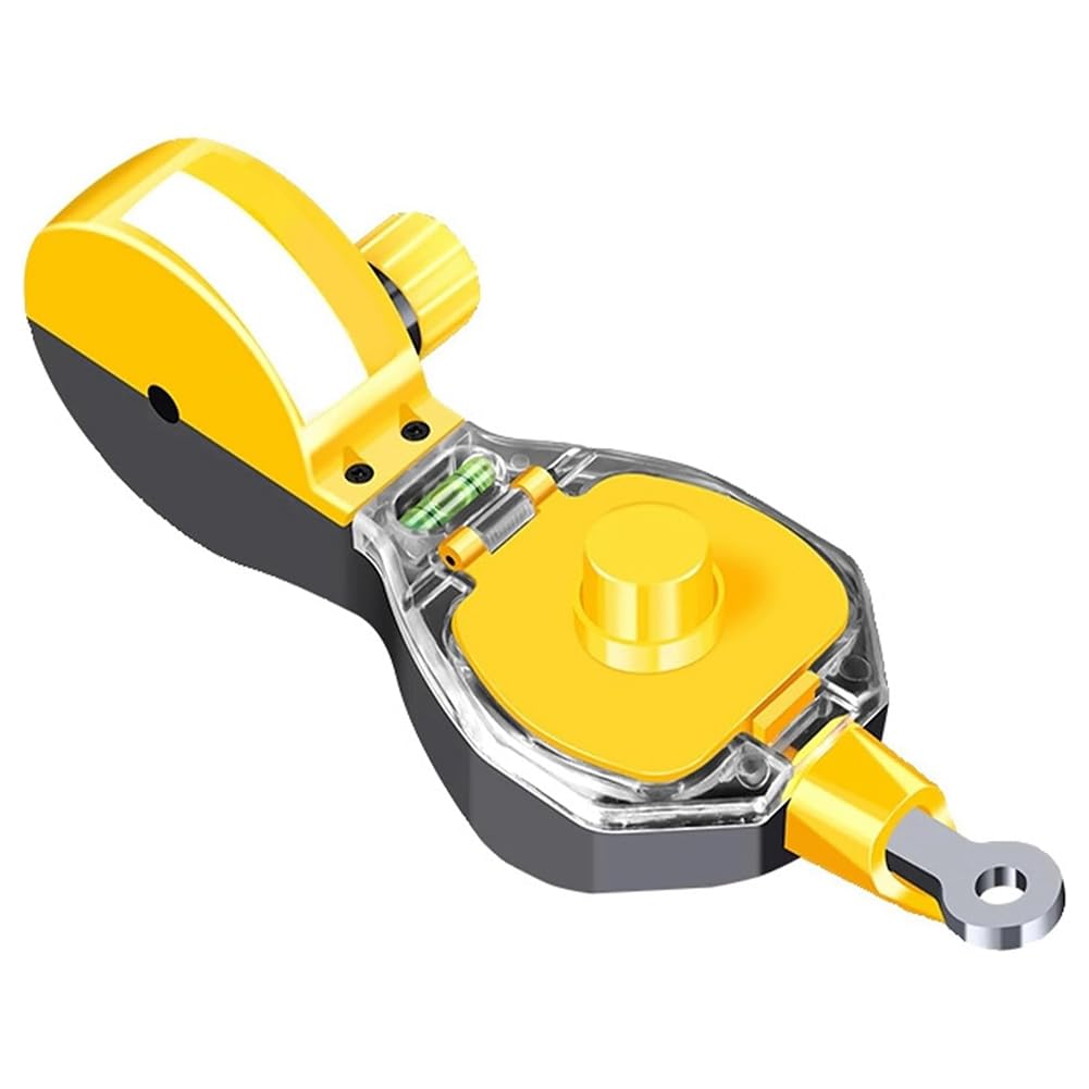 Vjsujehgy Chalk Line Woodworking Marking Tool Automatic Wire Box Adjustment Line Tightness for Marking on Board Manual Measurement