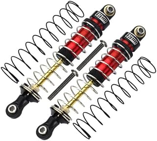Axial 1/18 UTB18 Capra 4WD Unlimited Trail Buggy AXI01002 Upgrade Parts Aluminum 6061-T6 Front Or Rear Damper 80mm - Red