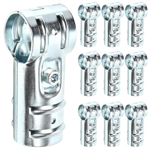 単管パイプ ジョイント Φ48.6mm用 単管 パイプ クランプ 単管接続金具 3方向 T字ジョイント 後付け 拡張 小屋 倉庫 DIY NTY-TA1 10個セット