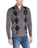 U.S. Polo Assn. Men's Soft Diamond Half-Zip Sweater