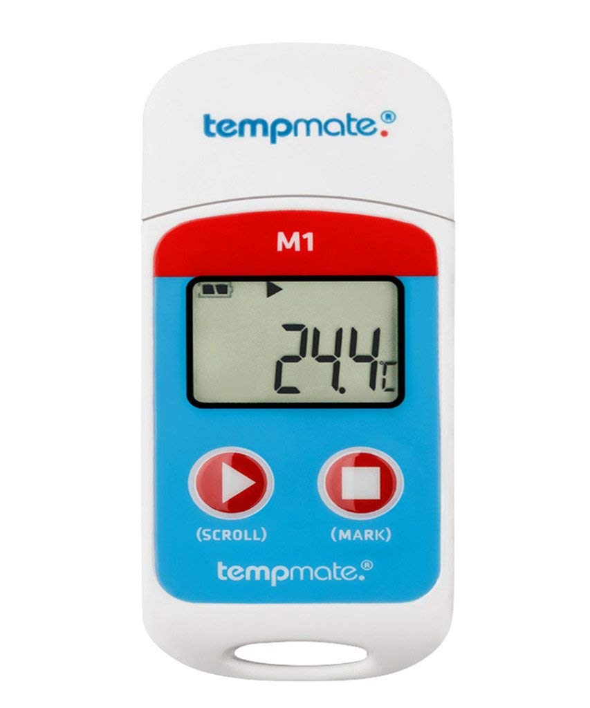 Multi Use Temperature Data Logger (-30°C to 70°C) for Cold Chains, Food Industry, Pharmaceutical Industry, Vaccine Boxes Along with Factory Calibration Certificate Model: Tempmate M1-picture-19