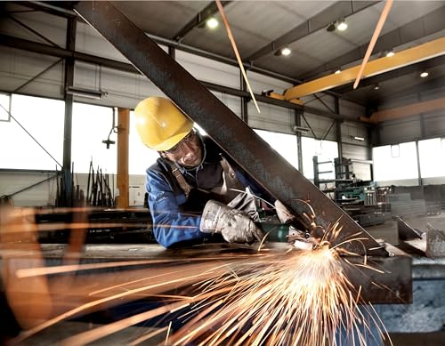 Meuleuse d'angle Metabo tête plate pour rénover les structures acier