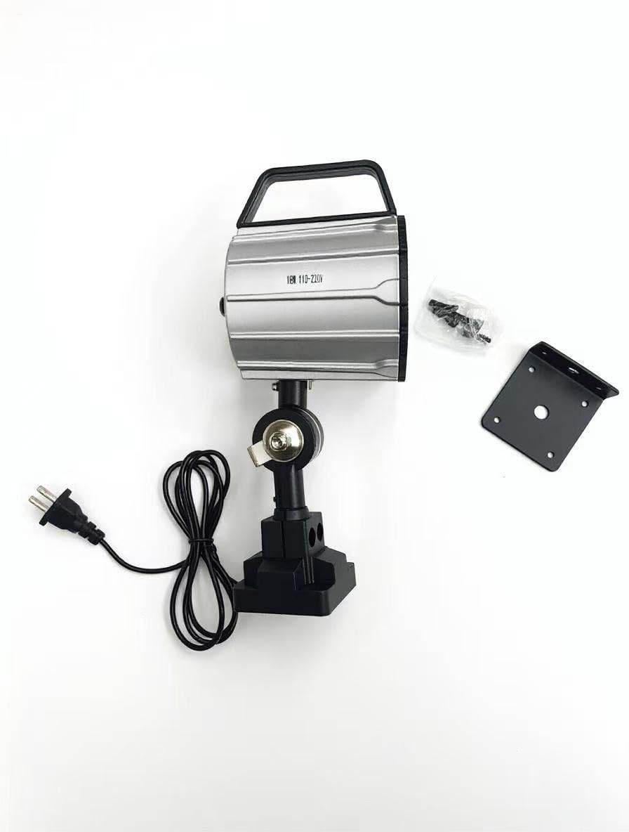 18W led máquina luces 120V lámpara de banco de trabajo de aleación de aluminio impermeable para CNC torno taladro mesa industrial iluminación-brazo corto (18, Vatios)