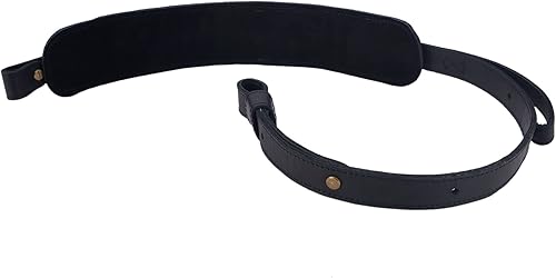 Miniatura 2 de Soporte de munición de cuero de grano superior, escopeta para rifle, correa ajustable para pistola de caza con giros