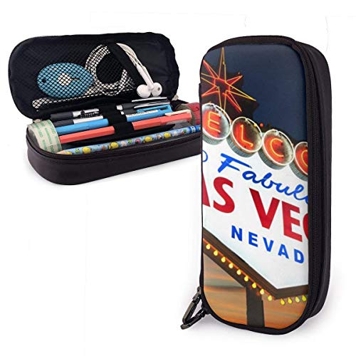 Preisvergleich Produktbild Federmäppchen, größeres Fassungsvermögen, Doppelreißverschluss, handliches Design, Stiftetasche, Organizer für Schule und Bürobedarf Klaviertasten mit Musiknoten