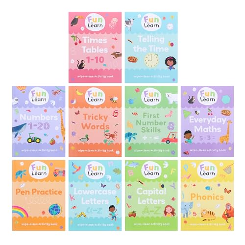 Fun to Learn Wipe Clean Set (Fun to Learn Wipe-Clean Activity Books)