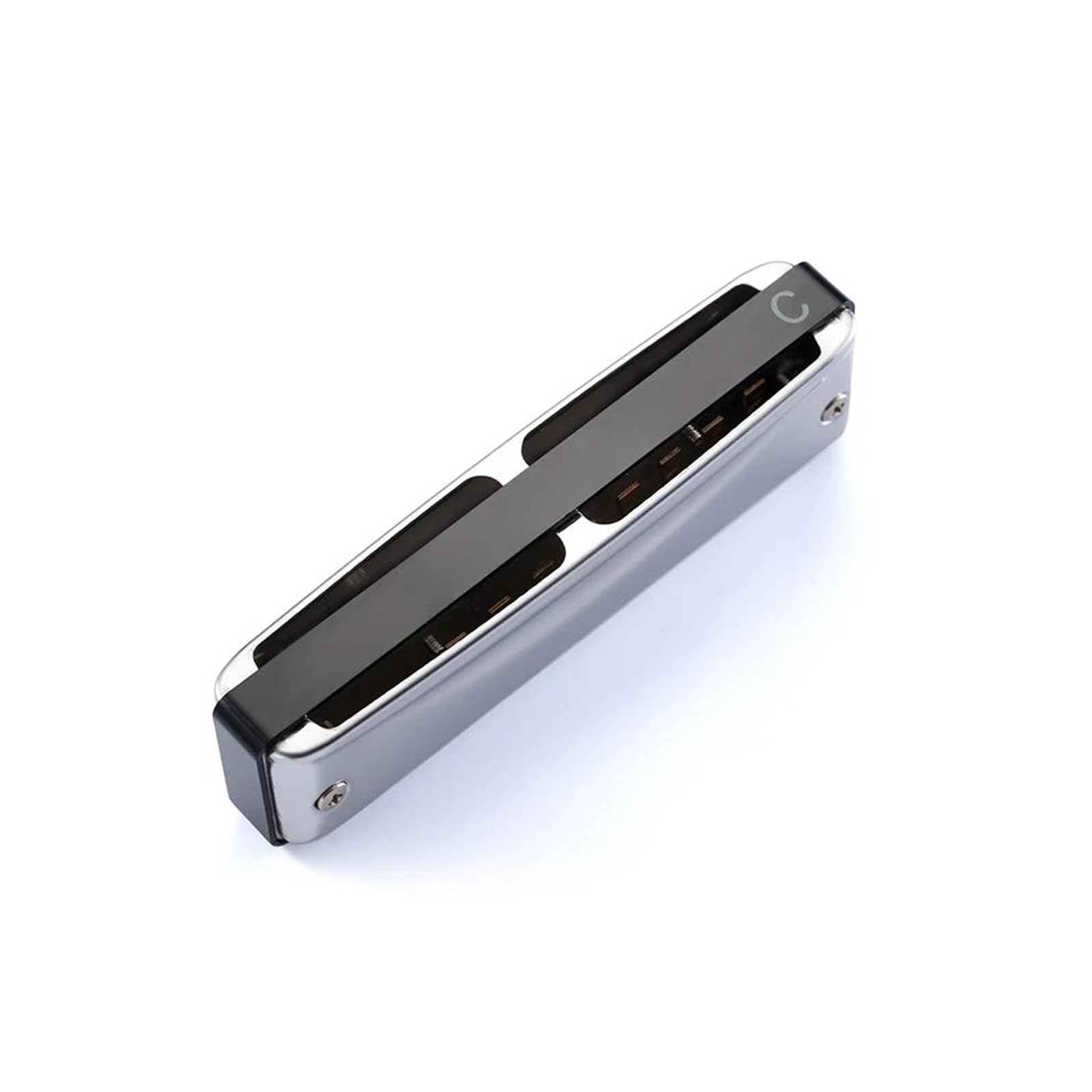 Zestaw Harmonijkowy Harmonijka Ustna 10-otworowa Blues Harp Organy Ustne Klucz CA Bb DEFG Instrument Muzyczny Dla Początkujących Z Pudełkiem Srebrny Pokrowiec(D tone)