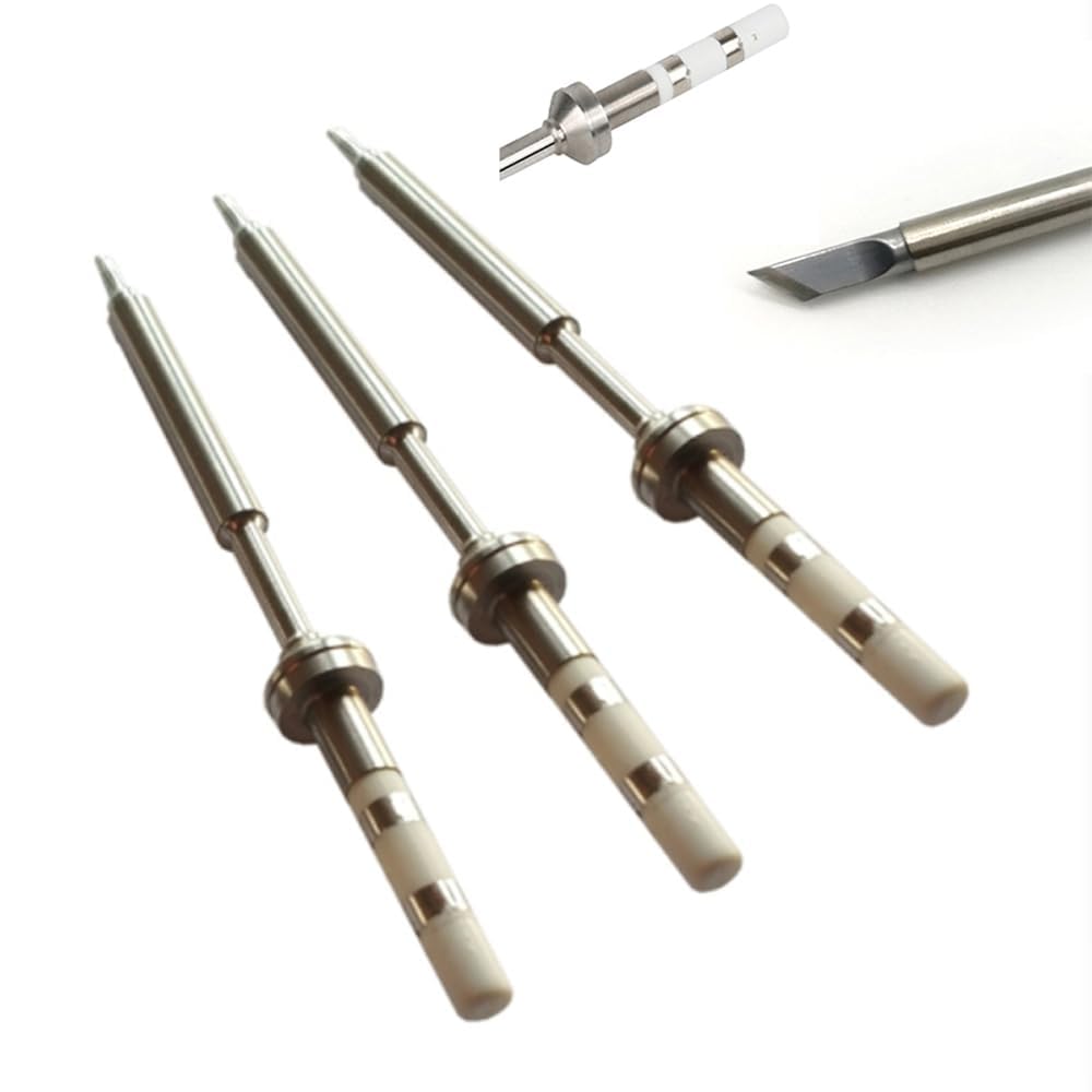 TS100 Lötspitzen-Set – 7-teiliges Ersatz-Set Für TS100 Lötkolben, Edelstahl & Kupfer