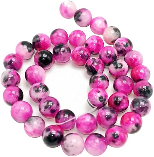 Miniatura 7 de Cuentas de piedras preciosas naturales, 61 cuentas redondas de jade persa de 0.236 pulgadas, cuentas de cuarzo con energía curativa, cuentas