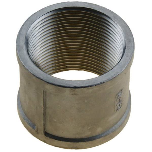 Conector doble H-H INOX 1-1/2 de acero inoxidable para tuberías industriales 1