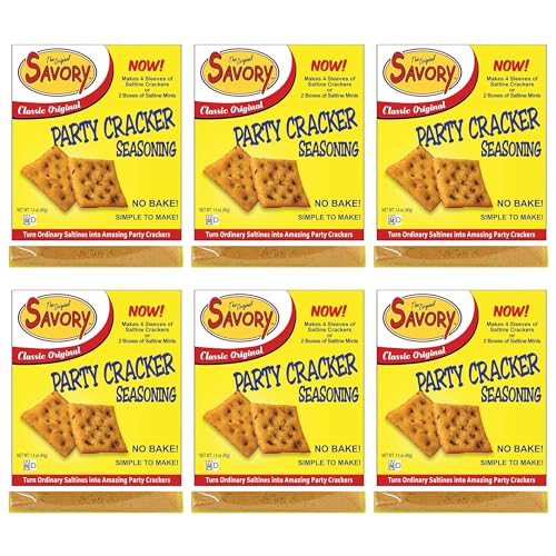 Savory Saltine Seasoning Classic Original 6 Pack