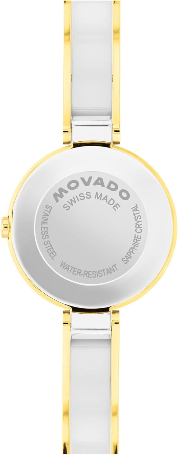 Movado Moda Women's Bangle Watch - Swiss Quartz, Stainless Steel - Classic, Modern Luxury Fashion Timepiece for Her - 24mm - Image 3
