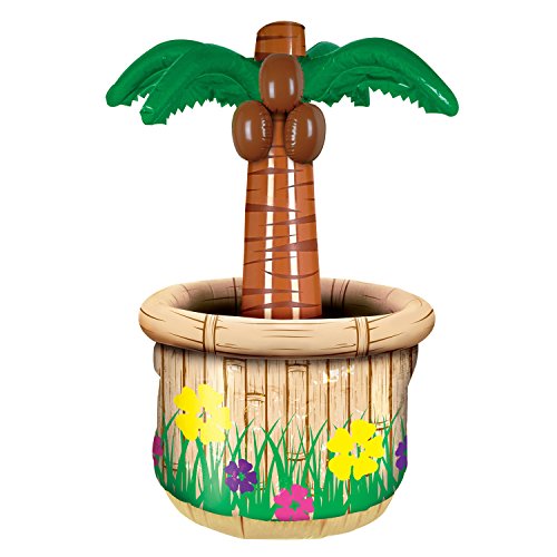 Beistle 28' x 18' Inflatable Palm Tree Drink Beverage Cooler for Indoor Outdoor Luau Tropical Beach...