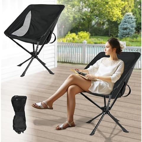 Vocpy Swivel Folding Camping Chair Cover
