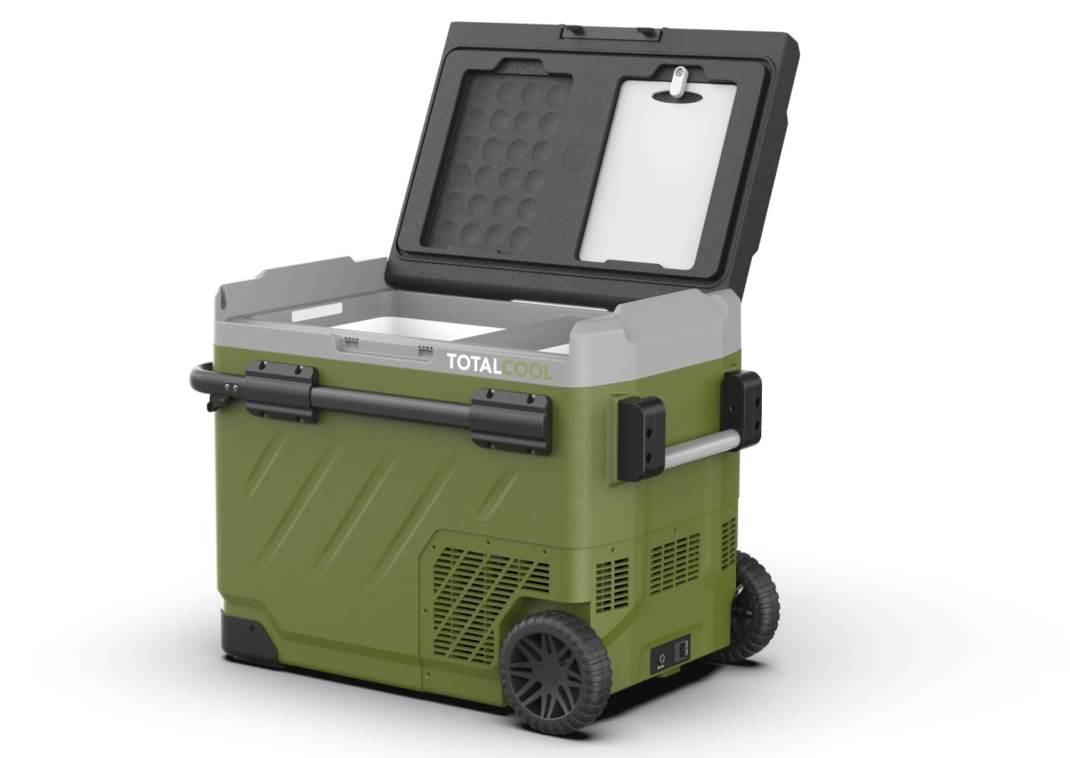 Totalcool TF-Xtreme 40 Grun | 12/24 Volt tragbarer Kühlschrank mit Gefrierfach | App-gesteuerte Kühlbox für Camping, Wohnwagen, Wohnmobil, Van-Life-Picknick, Off-Grid, Angeln