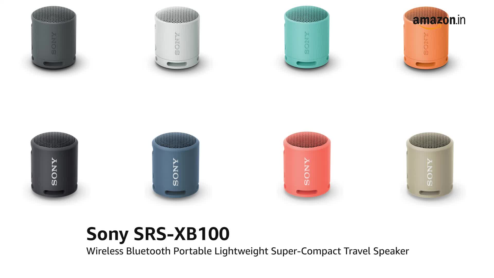 Sony SRS-XB100 Wireless Bluetooth Portable Lightweight Super