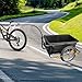 kowaku Bike Cargo Trailer, Bicycle Trailer Practical Universal Towable Convenient Multifunctional Removable Box Bicycle Wagon Cart