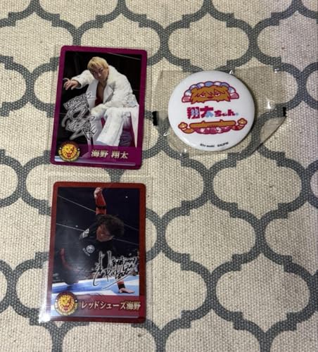 新日本プロレス 海野翔太 カード 缶バッジのサムネイル