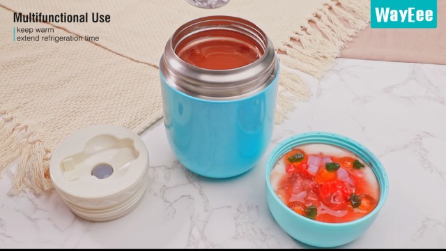 Contenitore Termico Acciaio Inox 860ml - Con Cucchiaio, Per Cibi Caldi E Freddi - Foto 10