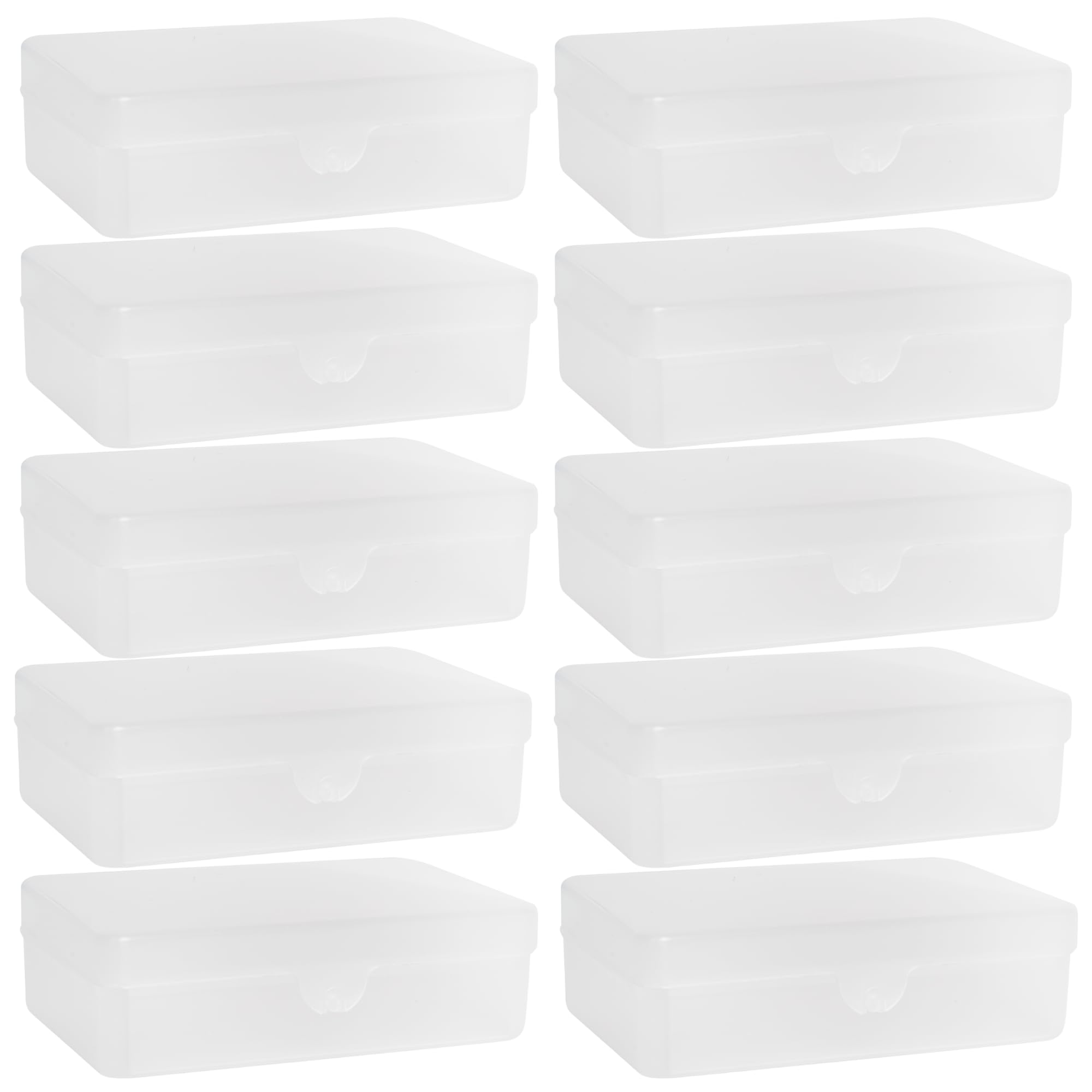 DawnMist SB01C Dawn Mist Translucent Plastic Soap Box 2 1/2" x 3.14", Pack of 10