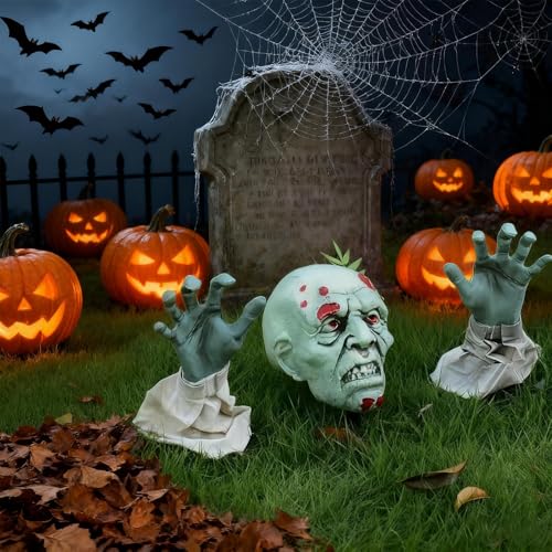 Piquets squelette Halloween extérieur déco jardin et chemin de maison - 7