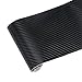 NOPNOG Adhesivo para decoración interior de coche, 3D, fibra de carbono, 10 cm x 127 cm, color negro