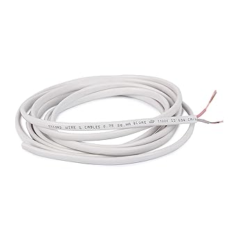 AVS-TECH Twin Flat 2 Core Copper Wires and Cables .75mm (3 Yard / 2.74 Meter / 9 Feet)