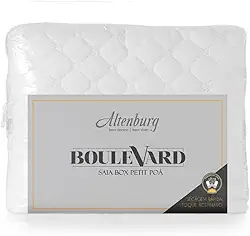 Saia Babado Boulevard Petit Poa Queen Branco Altenburg Liso Tecido