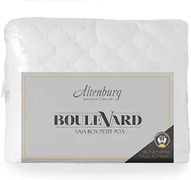 Saia Babado Boulevard Petit Poa Queen Branco Altenburg Liso Tecido