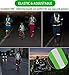 Reflective Vest, Reflective Glow Belt with 2Pack Reflector Armbands, Adjustable Elastic Safety Vest Outdoor Reflective Belt High Visibility, Ultralight & Comfy for Running, Jogging, Walking, Cycling,