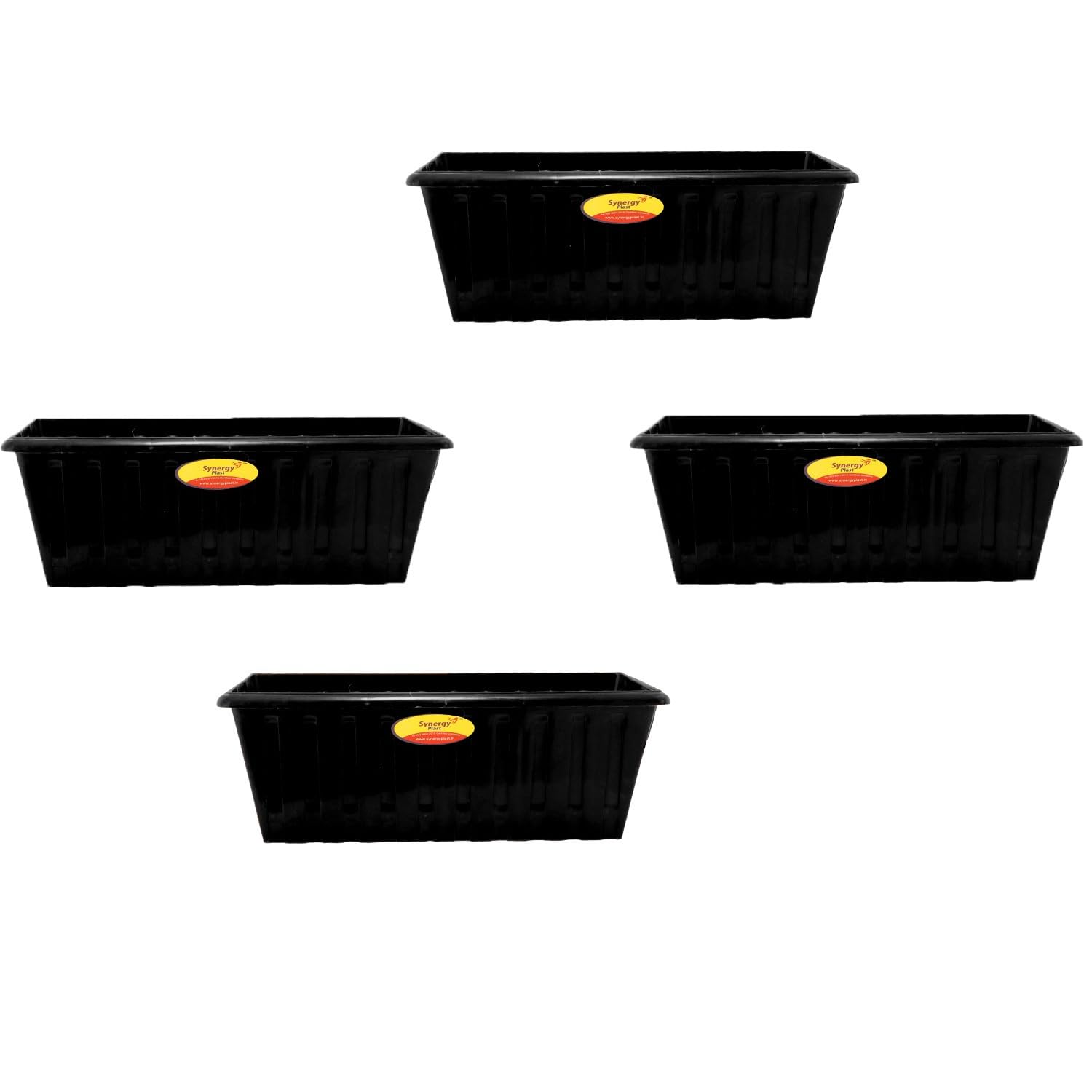 See full amazon price history chart for Synergy Plast Plastic Rectangular Fence 24 inch Window Planter, Plant Pots for Home & Balcony Garden | Flower Planters for Balcony and Terrace Gardens (Pack of 4, Black) Synergy Plast Plastic Rectangular Fence 24 inch Window Planter, Plant Pots for Home & Balcony Garden | Flower Planters for Balcony and Terrace Gardens (Pack of 4, Black) (B0CGJ2L14D) Amazon Price History, Amazon Price Tracker
