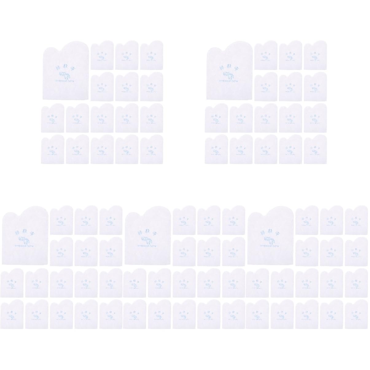 Ipetboom 100pièces Lingettes De Nettoyage pour Chaussures Lot de Chiffons Non-tissés à Usage Unique pour Et Voyage Parfaites pour Polir Et Éliminer La Poussière Chaussures