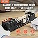 VEVOR Mini Lathe Machine, 2.76 in x 6.3 in, 24VDC 96W Mini Wood Lathe Tools Milling Machine Accessories, 7 Speeds 4220/5300/5650/6350/6660/7050/8450 RPM, for DIY Woodworking Wood Drill Rotary Tool