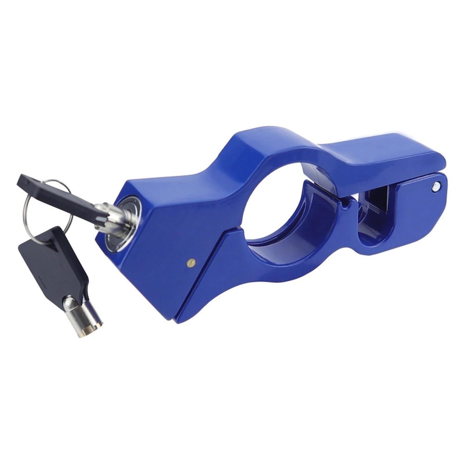 Arupmn Blue Chain Lock Motorcycle Handlebar Throttle Grip Lock Security Brake For Scooter - Motorbike Anti-Theft Accessory Motorcycle Handlebar Lock(Blue)