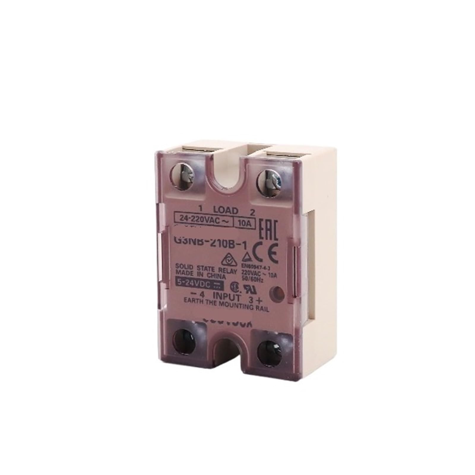 Relais statique G3-225B-1 DC5-24V robuste pour armoires electriques industrielles