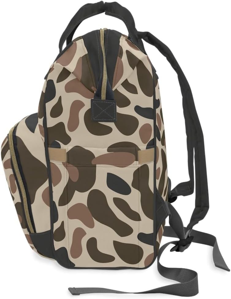 Camo "Duck Dog" Backpack/Hunting Dog Camo Diaper bag/Duck Dog Hunting Camo Diaper bag/Camo Travel bag/Camo Bookbag/Trendy Camo Carry On