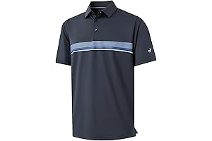 Mens Golf Shirt Nike: Dry Fit, Striped Print, Performance Polo