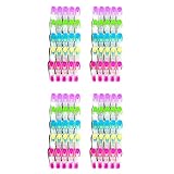 wäscheklammern kunststoff weiß GROßES 100er SET - das nervige Wäscheaufhängen wird erleichtert durch viele Klammern und bringt sofort gute Laune + optional für Ordnung der SOHFA Wäscheklammerbeutel oder zum Aufhängen die SOHFA Wäscheleine.