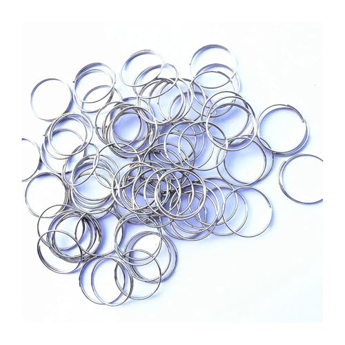 Anillos de acero de 14mm iluminación guirnaldas metal con conectores oro para lámparas