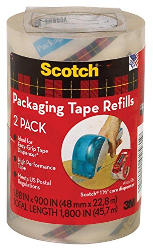 3M Scotch 1.89 in. W x 74.8 ft. L Packaging Tape