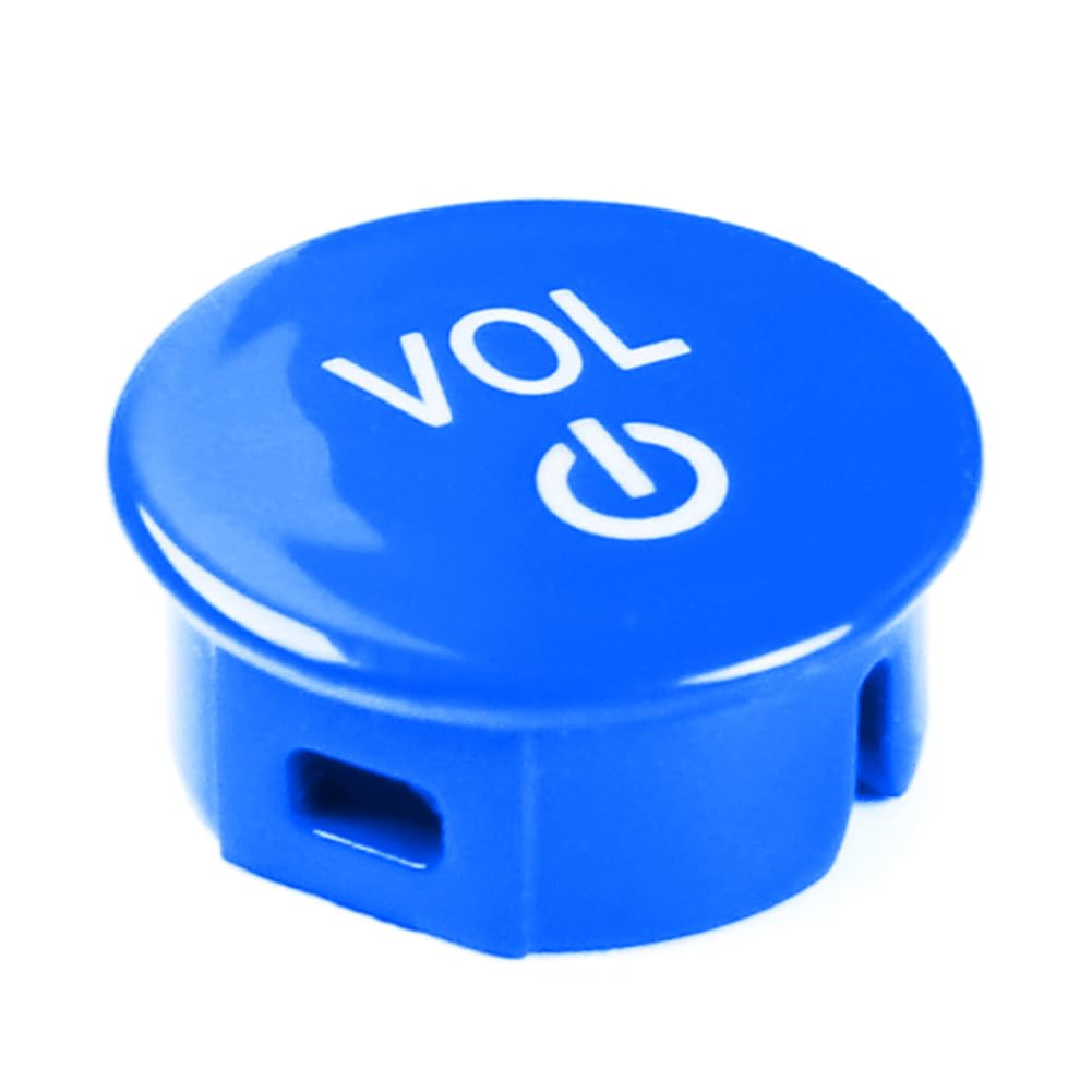 Cnfang4 1 pcs Blue Car Audio Volume Control Knob for BMW G Chassis 2 3 4 8 Series M3 M4 M8 X3 X4 X5 X6 X7 Z4