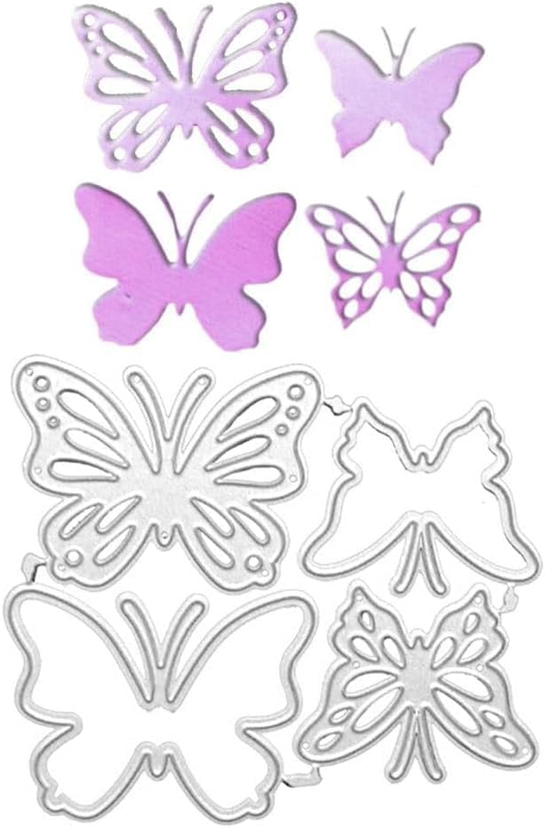 Butterflies Metal Cutting Die Cuts, Butterfly Animal Cutting Dies Cut Stencils for Card Making DIY Scrapbooking Embossing Stencils Photo Album Paper Crafts Decor Scrapbooking Die-Cuts