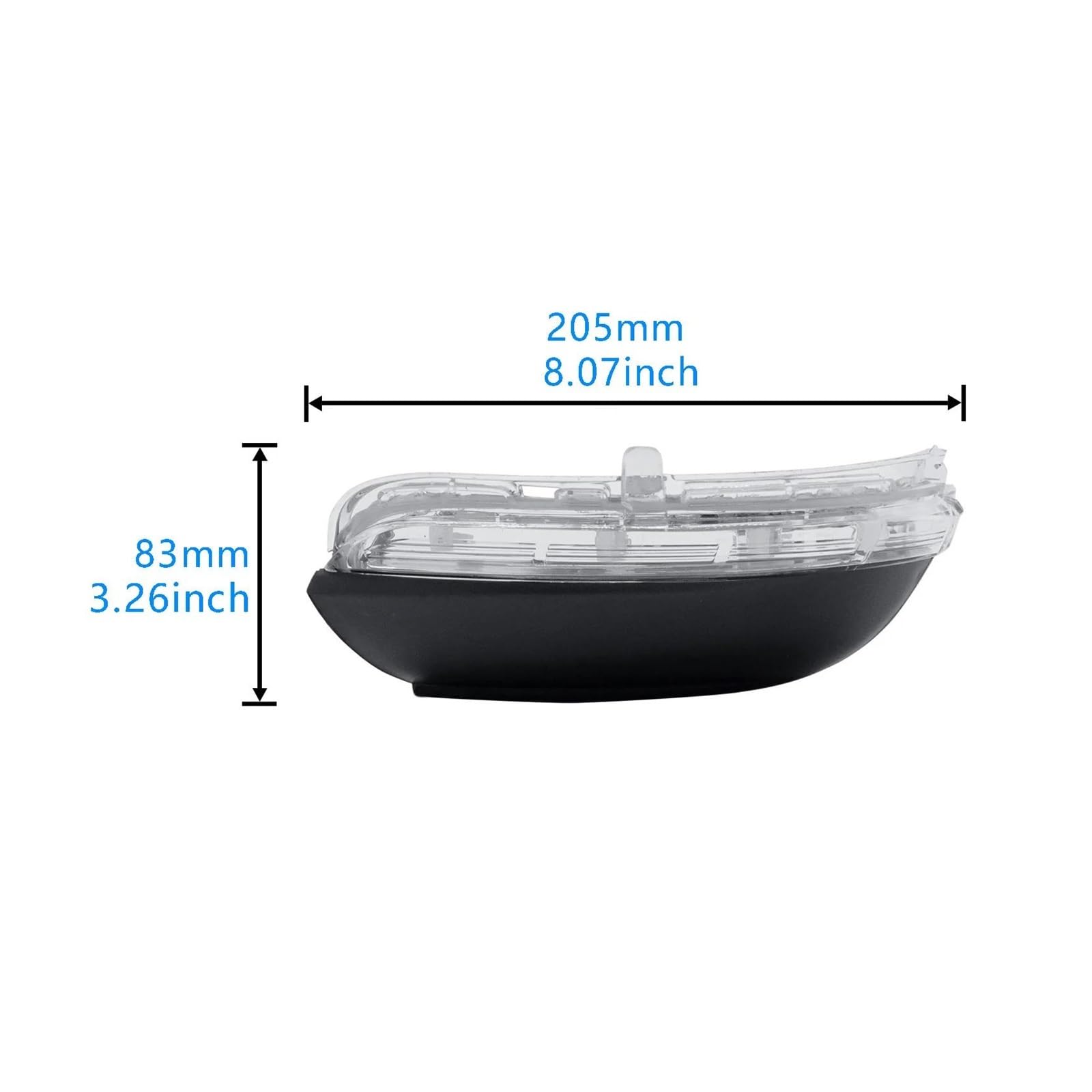 Genérico Intermitente Lateral Para VW Para Passat B7 Para Scirocco Lado Izquierdo LED Ala Puerta Espejo Indicador Retrovisor Luz De Señal Giro
