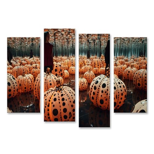 Tableau sur toile monde de citrouilles une œuvre d'art fascinante pour sublimer votre salon