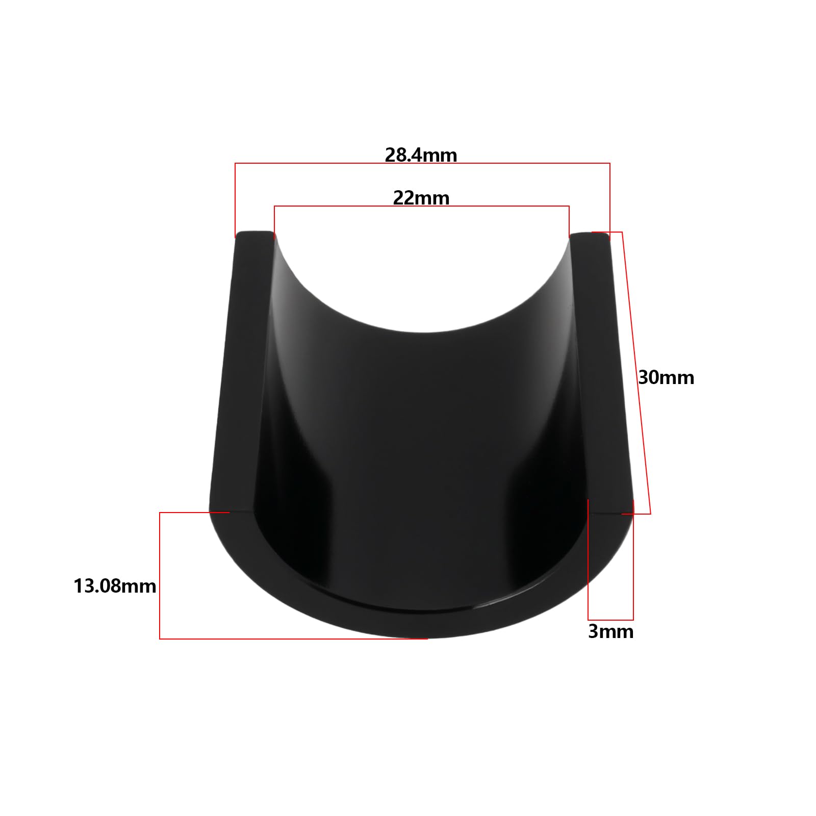 1 Paio Di Riduttori Per Manubrio Da 1 1/8 Pollici 28 mm A 7/8 Pollici 22 mm Per Pit Bike Per Cambiare Da Fatbar A Distanziali Per Manubrio Da 7/8 Pollici Morsetti Di Conversione Neri