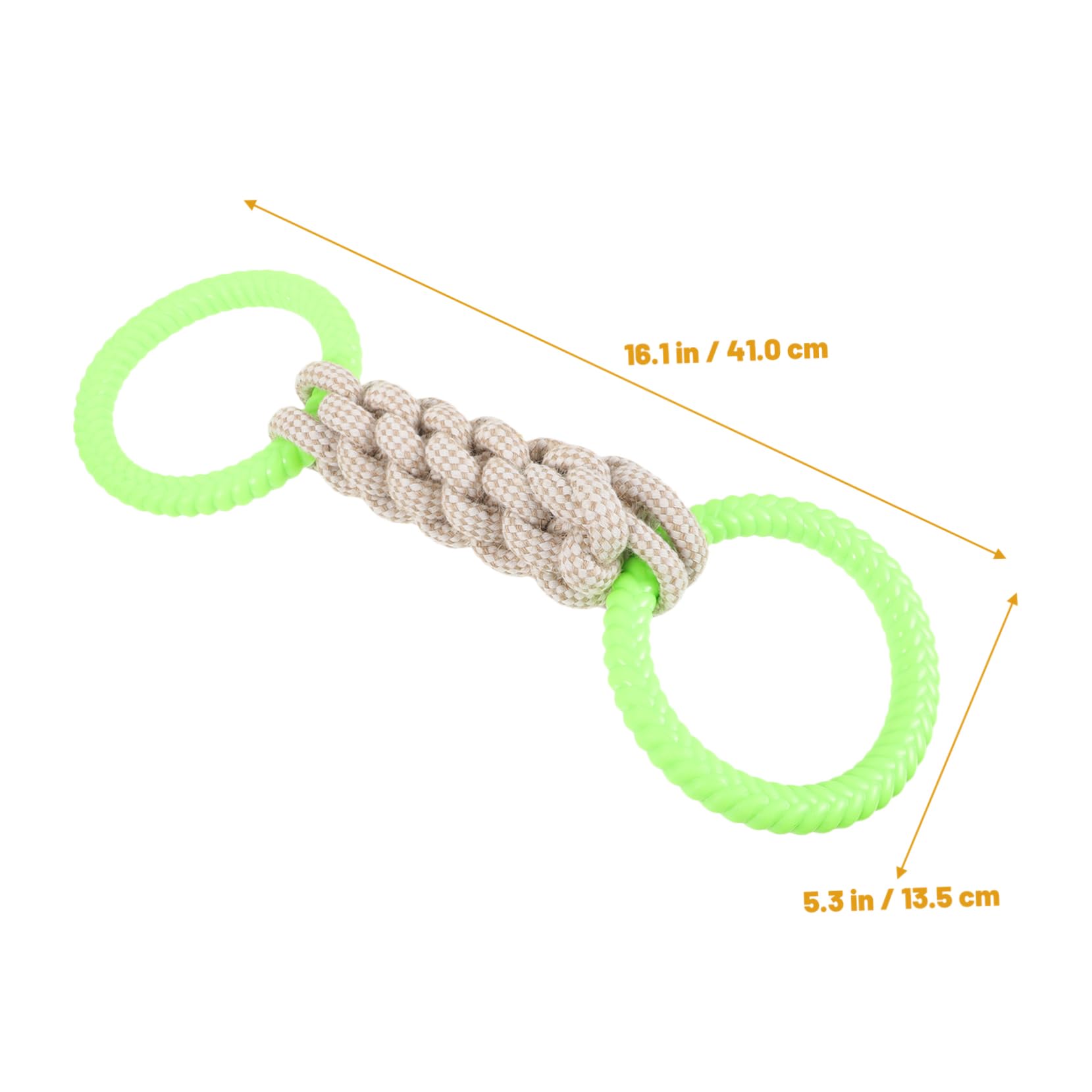 GANAZONO Cotton Rope Teething Toys Pet Chew Toys for Medium/Large Dogs Squeaky Sound for Puppies