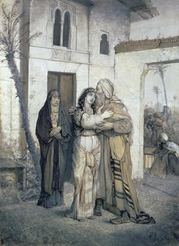Tableau Nathan par Maurycy Gottlieb impression d'art mural vintage 60x90cm