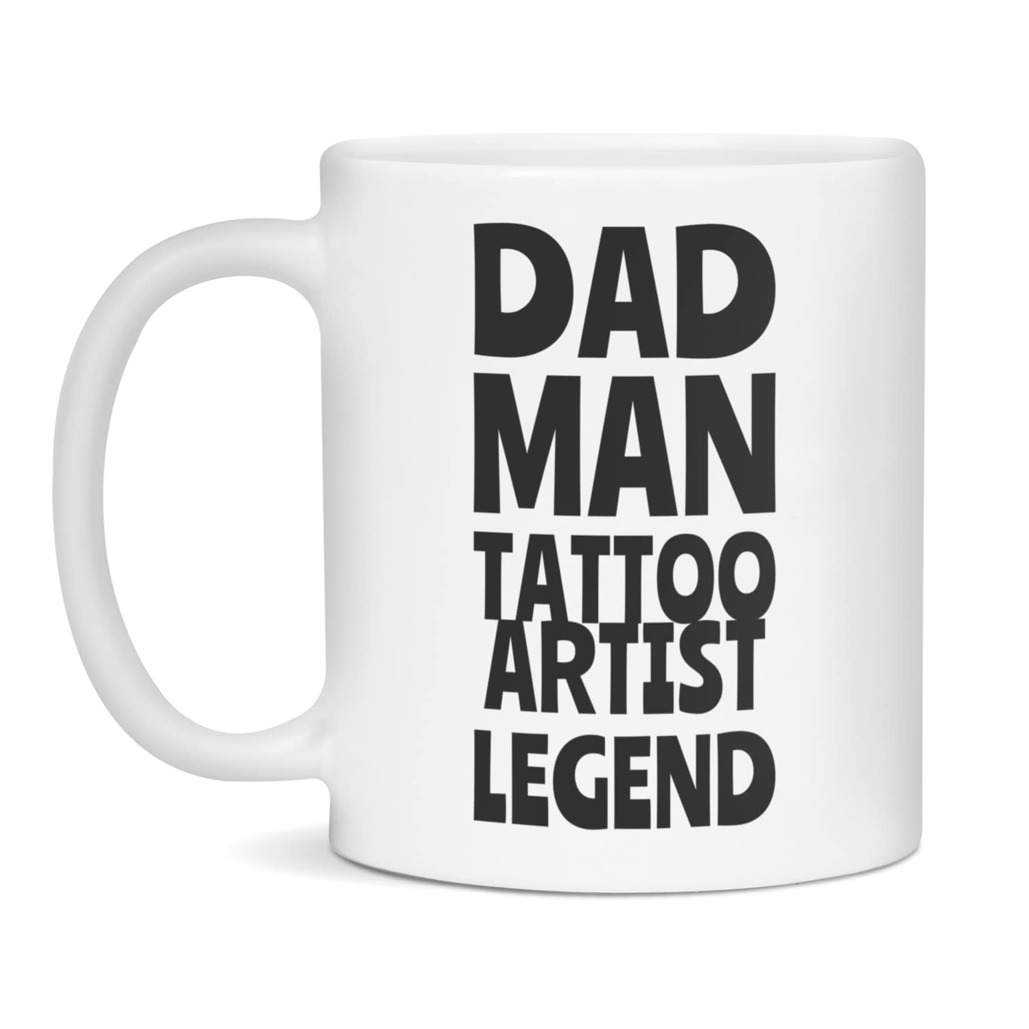 Tattoo Artist Dad Mug, Tattoo Artist Dad Gift, 11-Ounce White